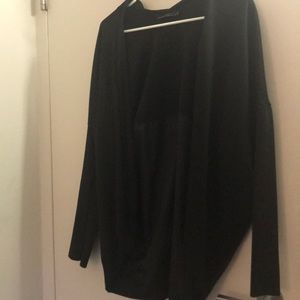Black cardigan